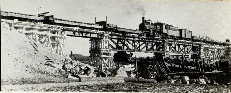 Image: Bridge over the Suprosl River (on the Grodno-Bialystok section)