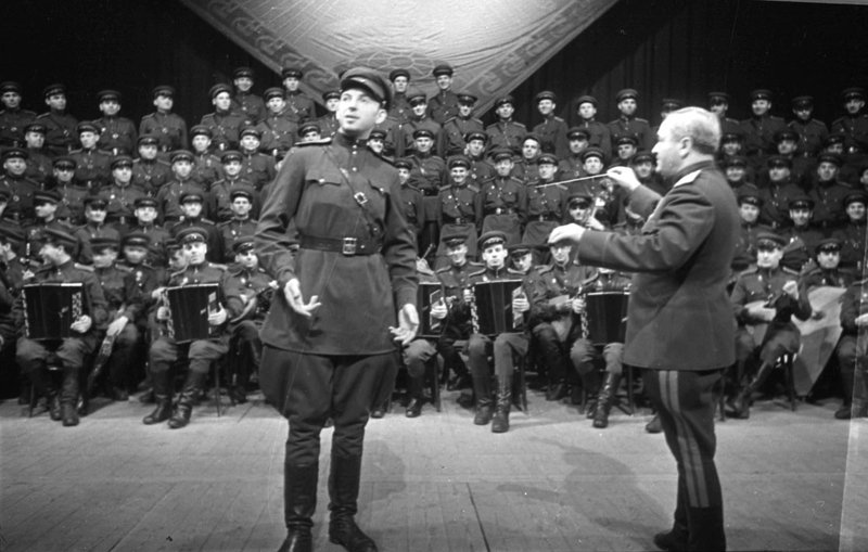 The Red Banner Ensemble of the Red Army song and dance of the Soviet Union (Finland)