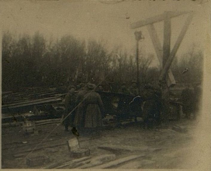 Фотография: Погрузка прогона на вагонетку