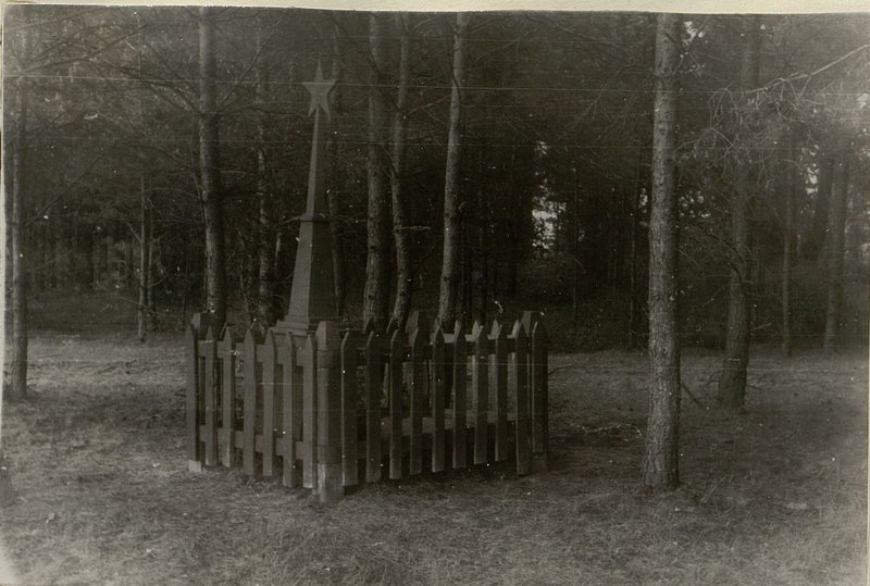 Image: War burial, Smorgon district, Zaozersky village council, Podberezy village