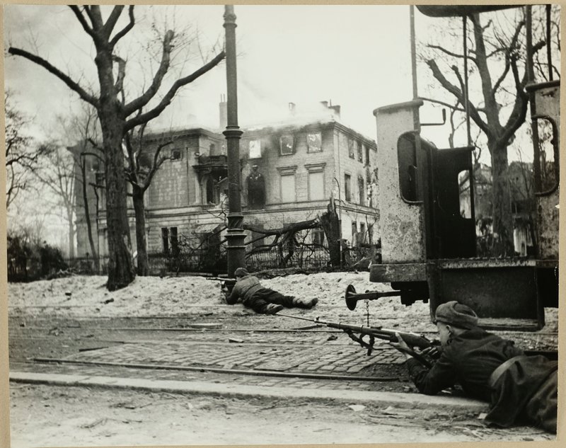 "Shooters of Colonel Chesnokov's Unit Engaged in Combat"