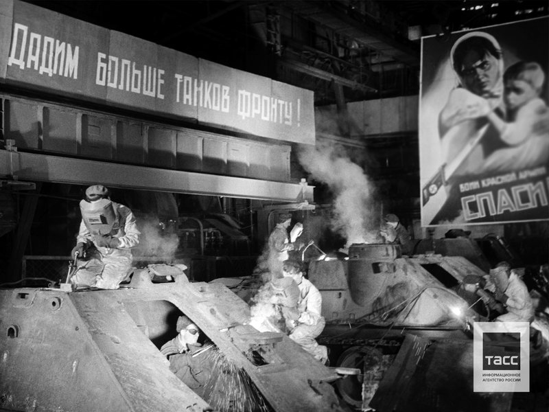 Производство танков, июль 1942 г.