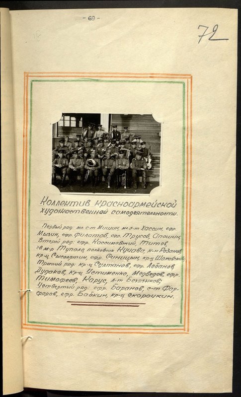 Original image: The collective of the Red Army amateur performances