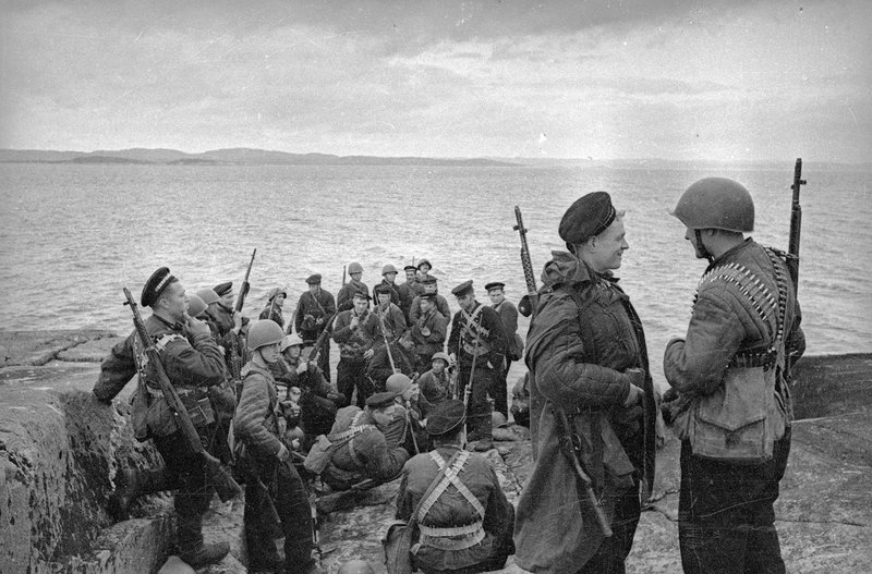 Landing attack. Northern Fleet