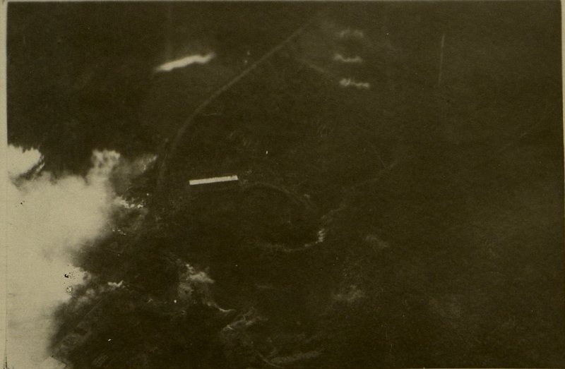 Image: Bomb assault on enemy warehouses