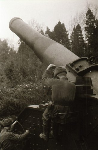 Советская дальнобойная артиллерия накануне штурма Кенигсберга
