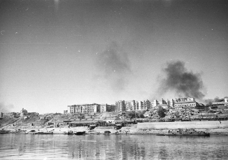 Stalingrad on fire