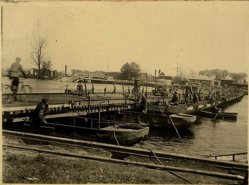 Image: Combat log of the 4th pontoon bridge brigade
