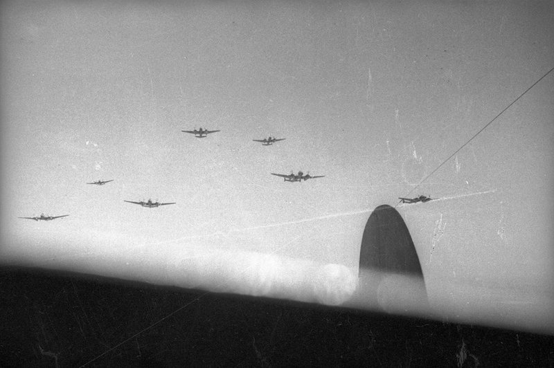 Avdeev squadron in the air