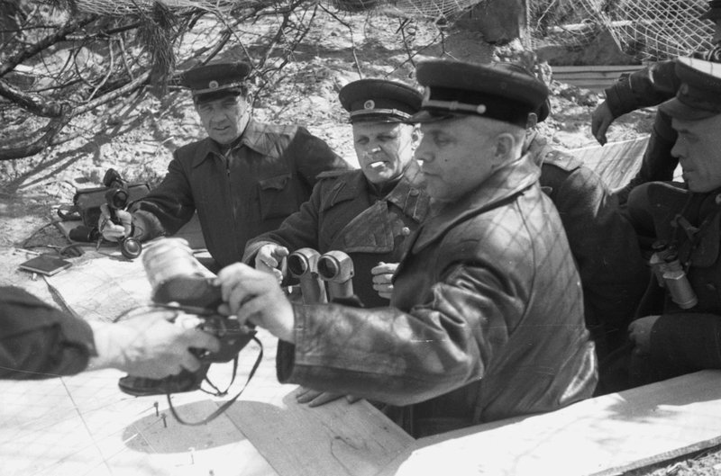 Command post of the 8th Guards Army
