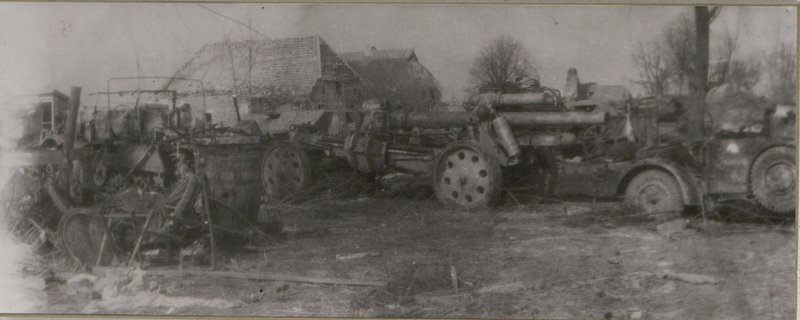 Image: Captured enemy artillery in Kalholz