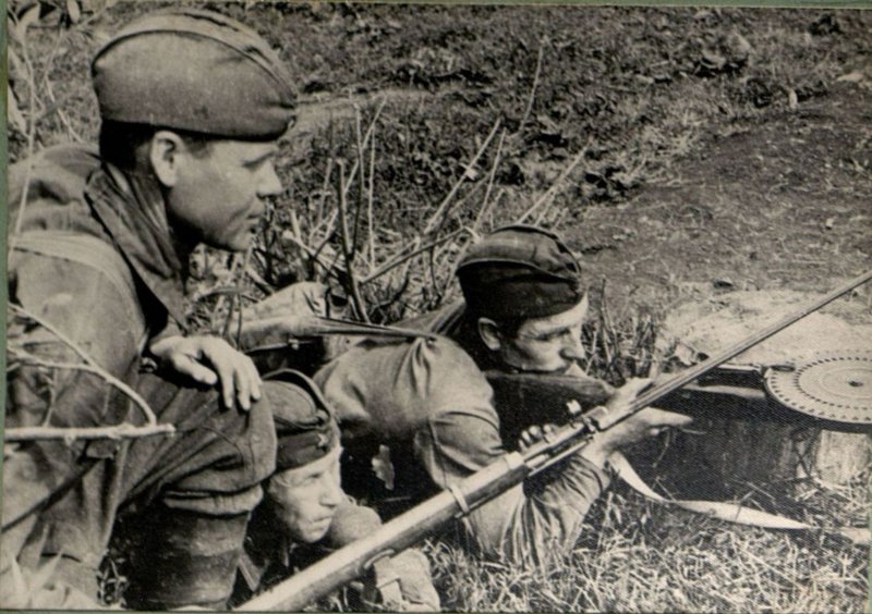 Фотография: Боевая учеба в обороне