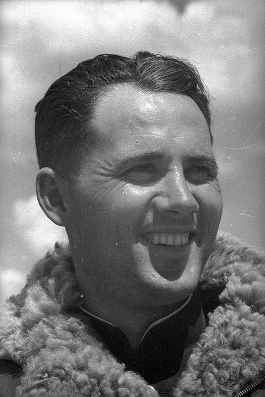 Legendary pilot Alexander Mikhailovitch Avdeev