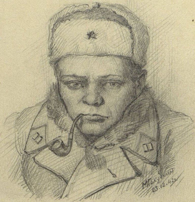 Image: The regiment commander is Major Bobrov. VI-1942-V-43 Departed at the disposal of the army