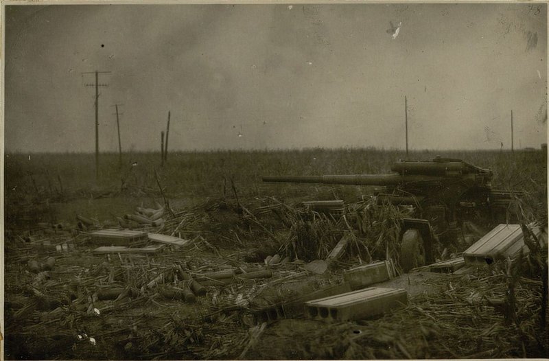 Фотография: 88 мм. одно зенитное орудие засеченная ВЗОР РАД 123 АПАКБр