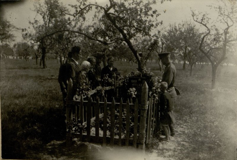 Фотография: Могила подполковника Моисеева, колхозный сад пос. Сутково, Передельского сельсовета, Лоевского района