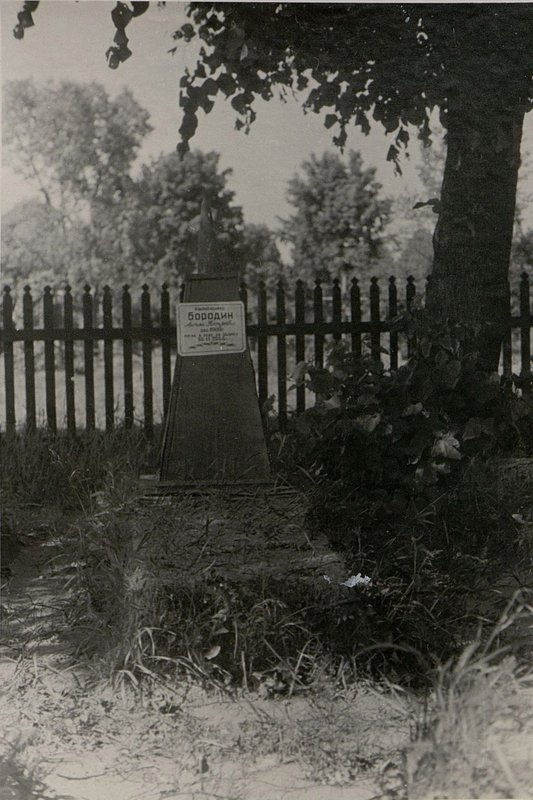 Фотография: Воинское захоронение красноармейца Бородина Антона Петровича