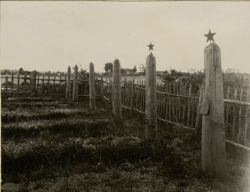 Image: The military cemetery is located in the village of Malye Bortniki, Bortnikovsky village council, Bobruisk district