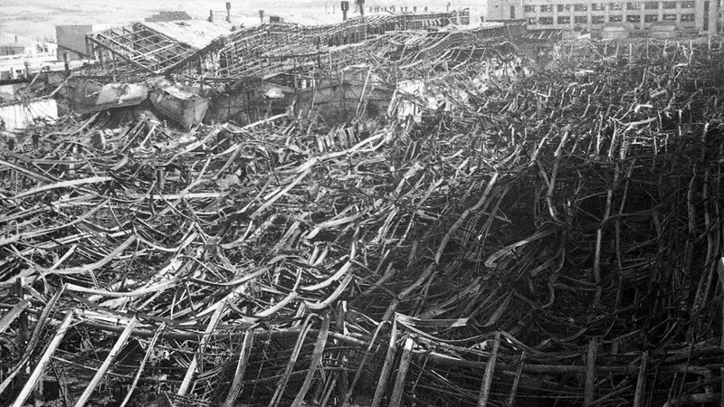 Ruins of the Stalingrad tractor plant