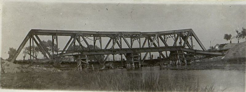 Фотография: Мост через реку Супросль на участке Белосток-Осовец