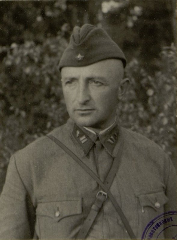 Image: Commander of the 1st Tank Battalion Major Kudryavtsev Mikhail Ageevich
