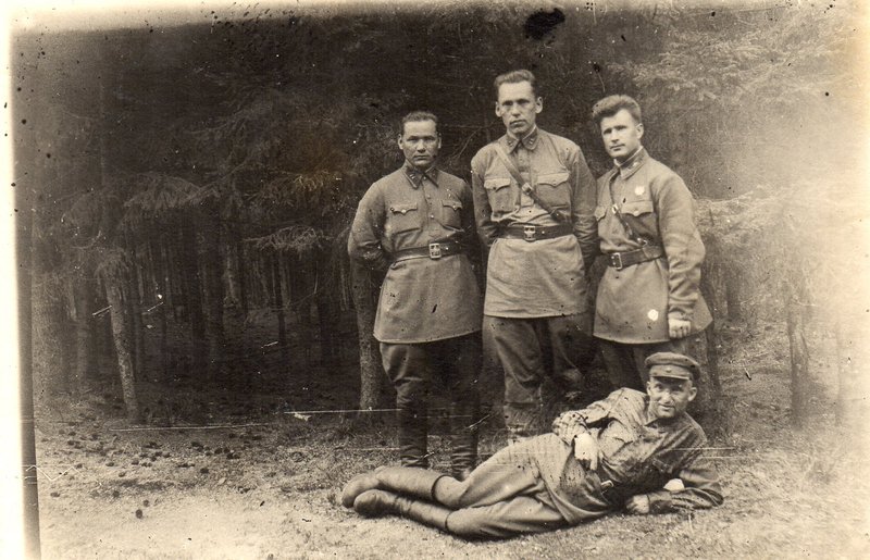 After leaving the hospital. Sverdlovsk region. 1942