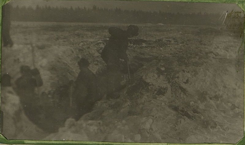 Фотография: Маскировка хода сообщения
