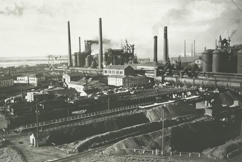 Днепродзержинский металлургический завод. Днепродзержинск, 1941 г