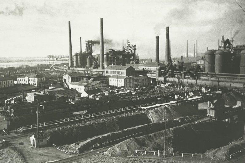 Днепродзержинский металлургический завод. Днепродзержинск, 1941 г