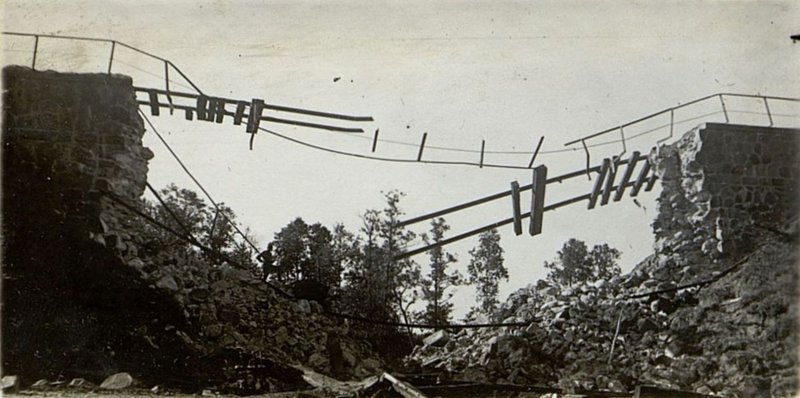 Image: Bridge over the Svinobrudka river at the Lida-Mosty section