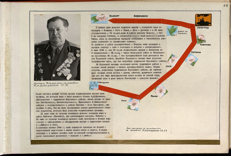 Original image: Commander of the 96th Guards Artillery Regiment of the Guards Colonel Kadatsky S.Z.