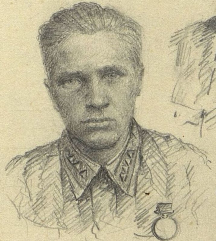 Image: Commander of 45 mm cannon gun Sergeant Major Pavlov