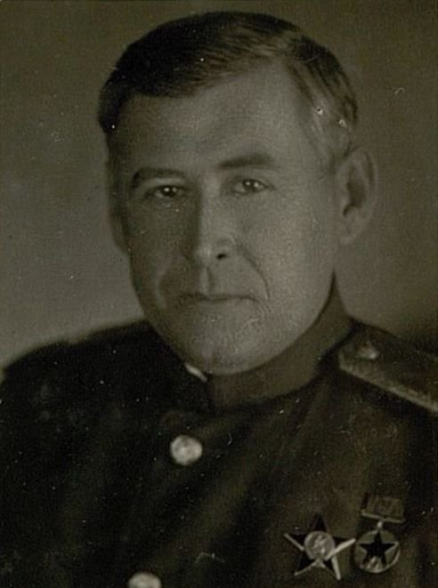 Image: Major General Vasily Ivanovich Chereshnyuk. Member of the Military Council of the 34th Army