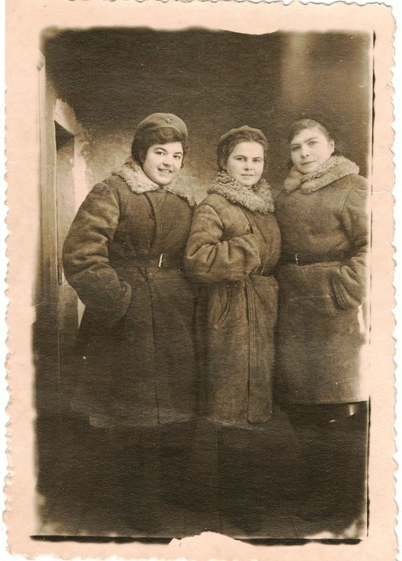 I.I. Klykova and his fellow-soldiers in Romania.
