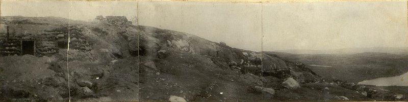Image: View of the "Hat" height. General view of the command post of the 1st rifle battalion