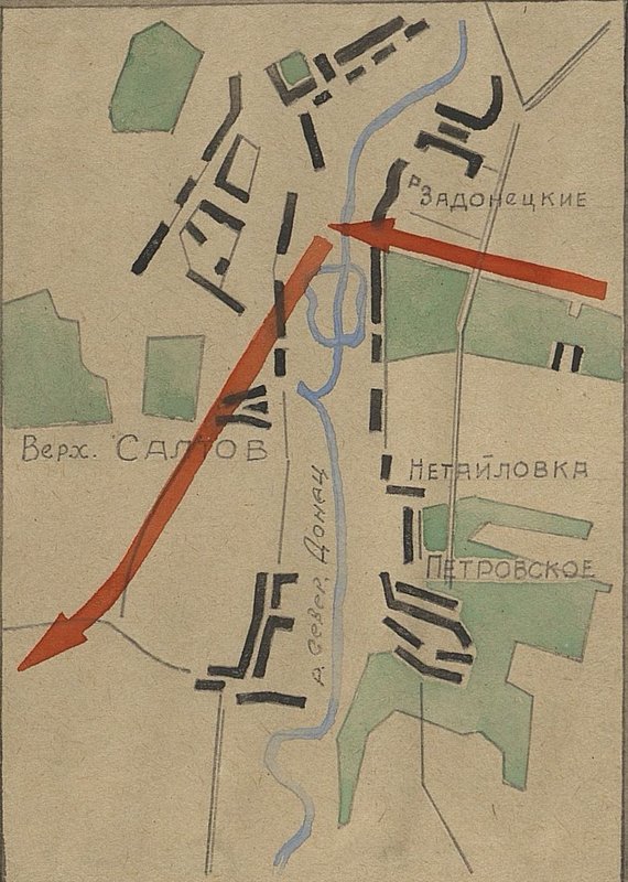 Image: Combat route of the 41st guards rifle regiment