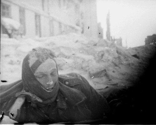 Убитый немецкий солдат