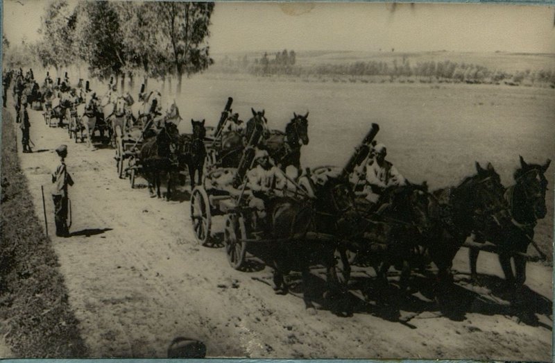 Фотография: Парад частей армии на Сандомирском плацдарме