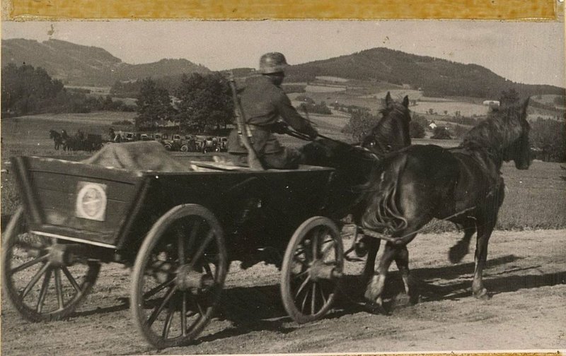 Image: With ammunition to the front line