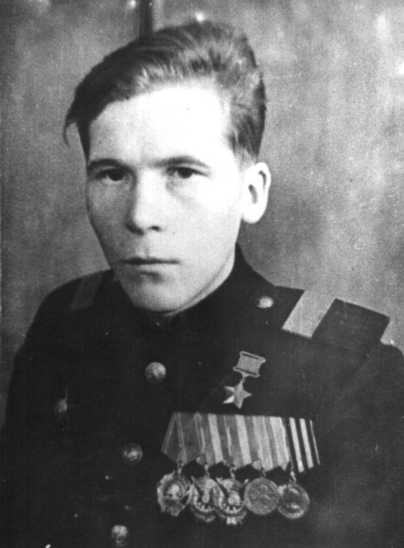 Hero of the Soviet Union Marine Platoon Commander Petty Officer M. Babikov