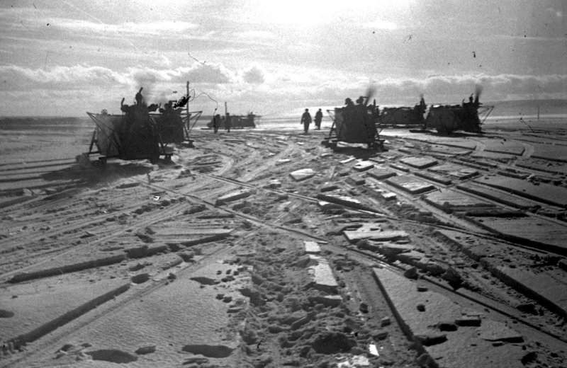 Aerosled unit participating in the battles near Stalingrad