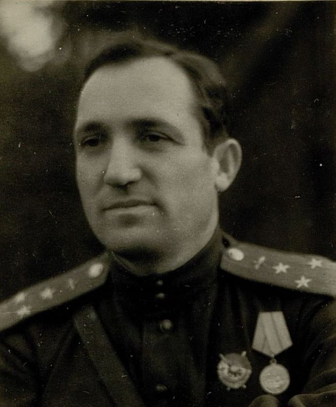 Image: Colonel Vyvolokin Andrey Fyodorovich. Deputy commander for political affairs of the 6th Air Army.