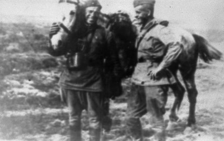 Alexander Tchaikovsky - 3rd Battalion Commander (left) and Innokenty Shcheglov.