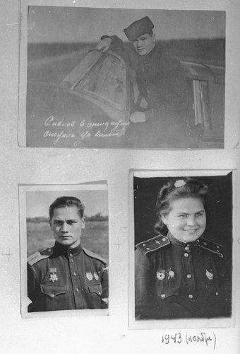 Портреты летчиков 46-го женского авиационного полка Таманской дивизии