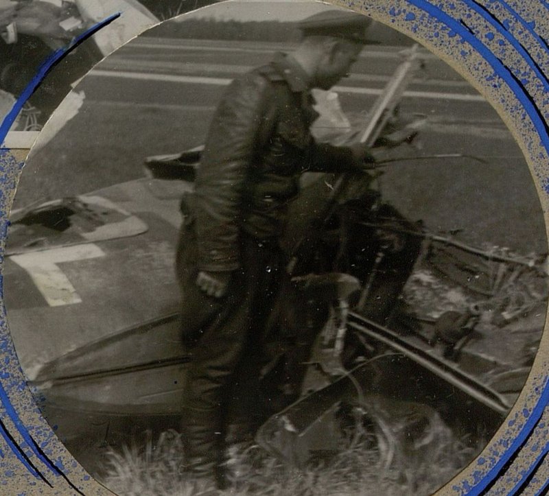 Фотография: ФВ-190, стрелкового батальонаитый 22.04.45 г. 4 батареей в районе Мюккендорфа