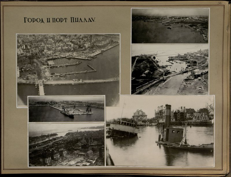Original image: Pillau town and port