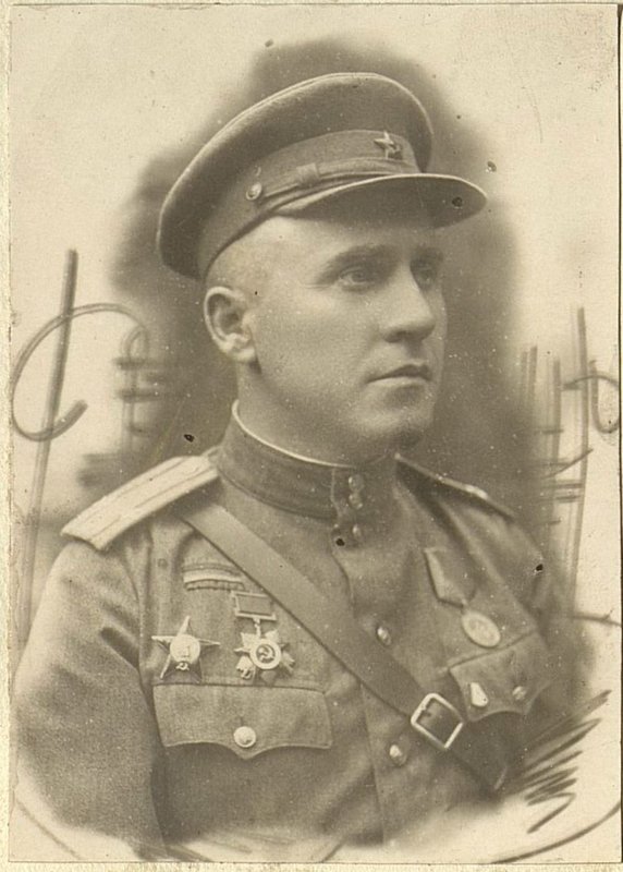 Image: Commander of the 181st Infantry Regiment Lieutenant Colonel Voitulevich