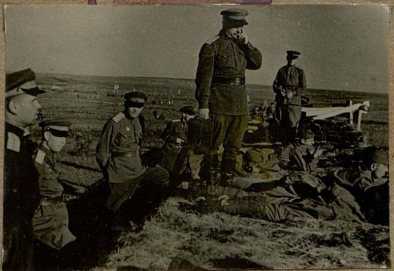 Фотография: Начальник штаба округа генерал майор Богданович во время инспекторской поверки