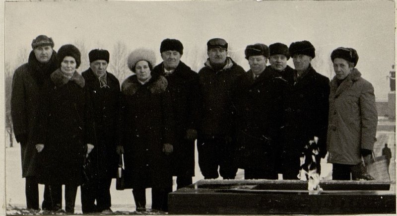 Фотография: Встреча ветеранов на Пискаревском кладбище