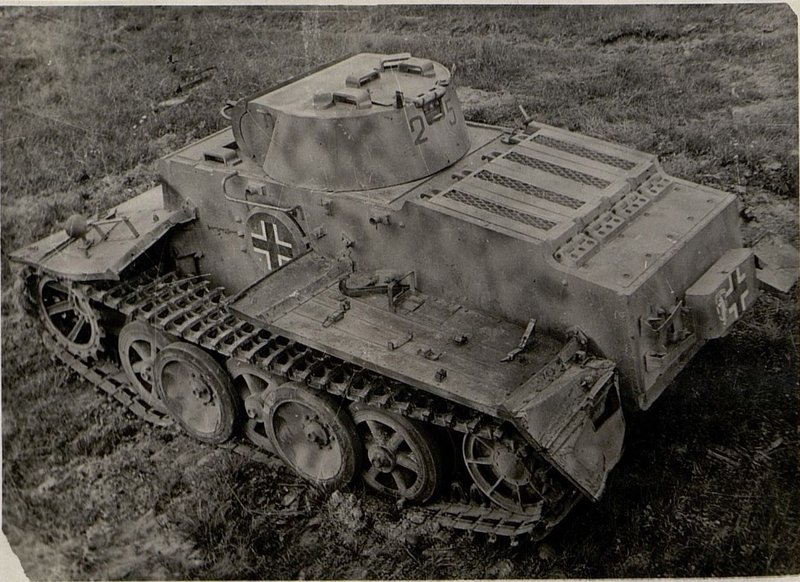 Image: Light tank T-I "model F"